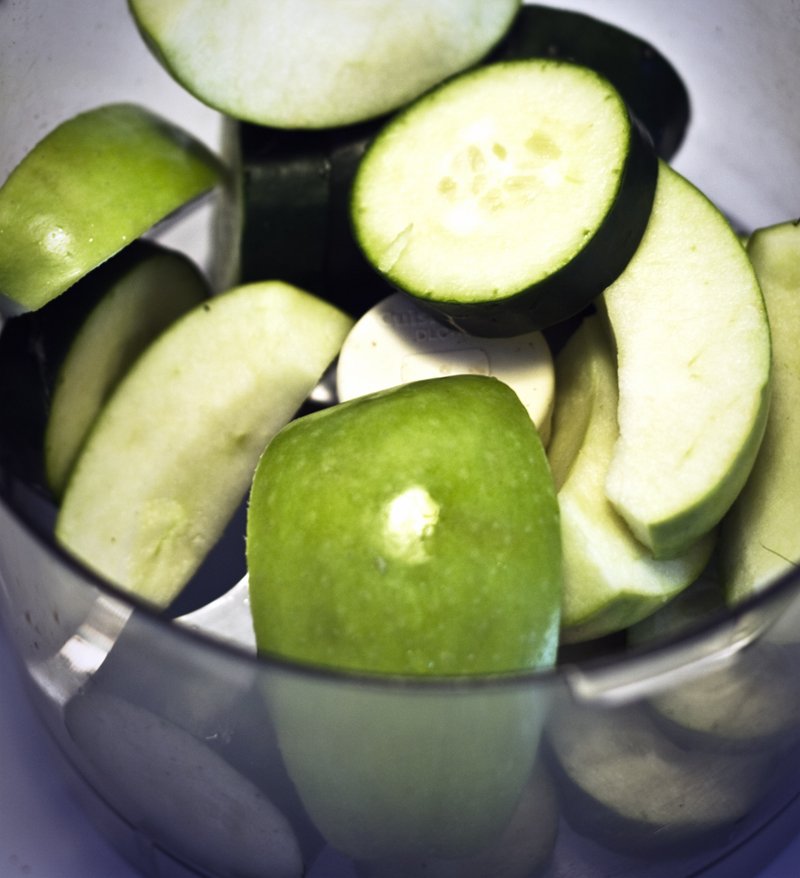 Twofer! Refreshing Green Apple, Cucumber, and Mint Spritz / Cucumber Apple Sugar Scrub