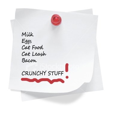 Your Own Crunchy Shopping List - Free PDF 2