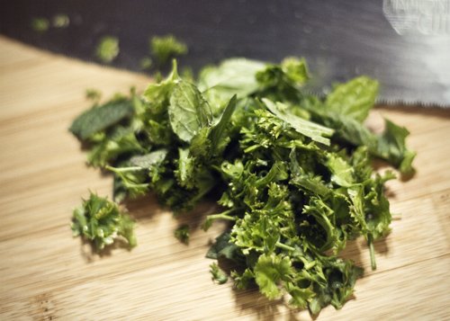 Balancing Parsley-Cocoa Facial Mask and Sister Oil