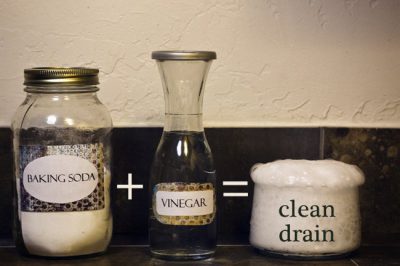 Clean Your Drains With Baking Soda and Vinegar - Surprise!