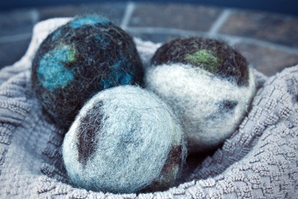 How to Make Felted Wool Dryer Balls