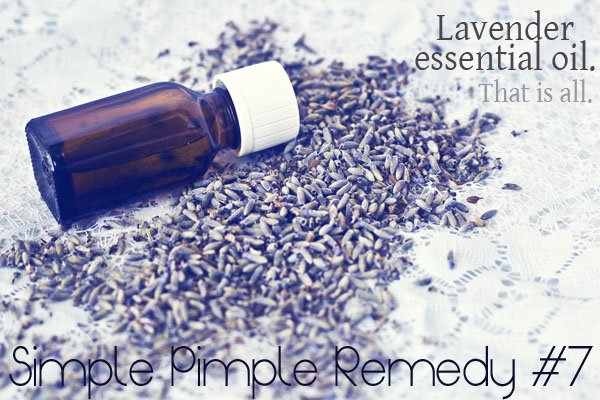 Make your unsightly pimple disappear with a dab of lavender essential oil