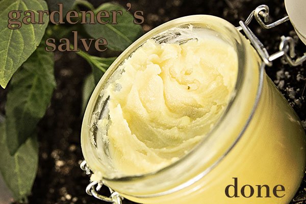 Gardener's Salve - Done