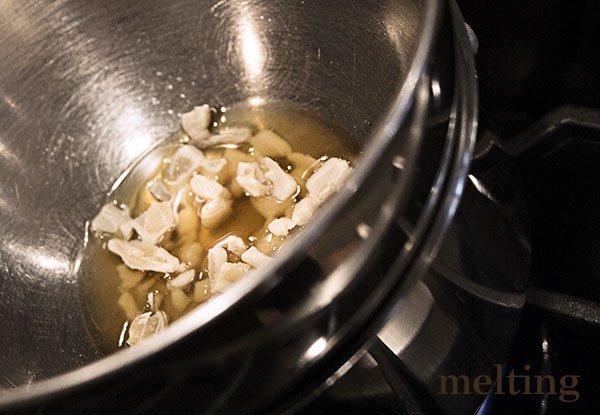 Melting Ingredients For Gardener's Salve